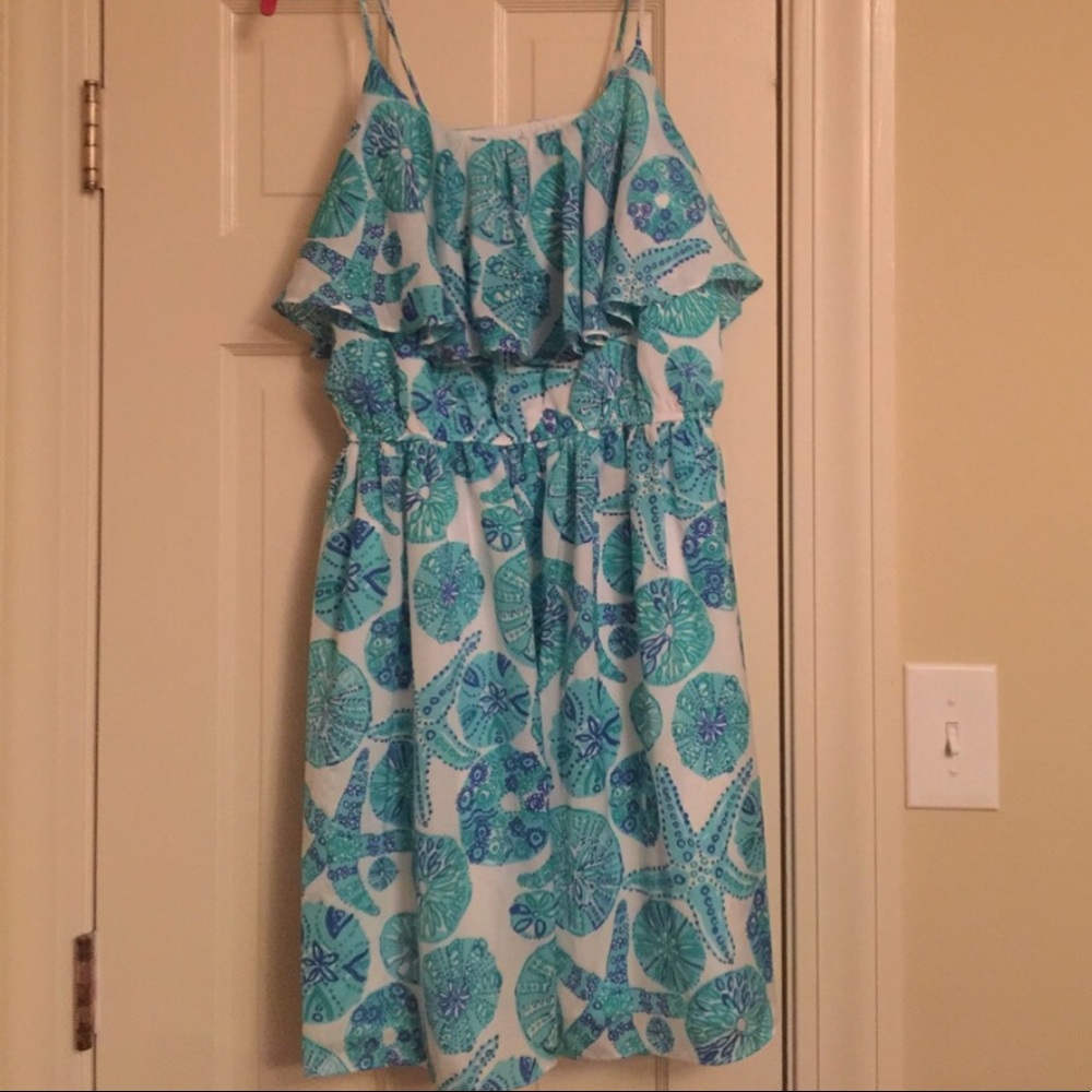 Lilly Pulitzer Seashell Dress, Size Large